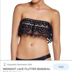 NWT Noah Lace Flutter Bandeau